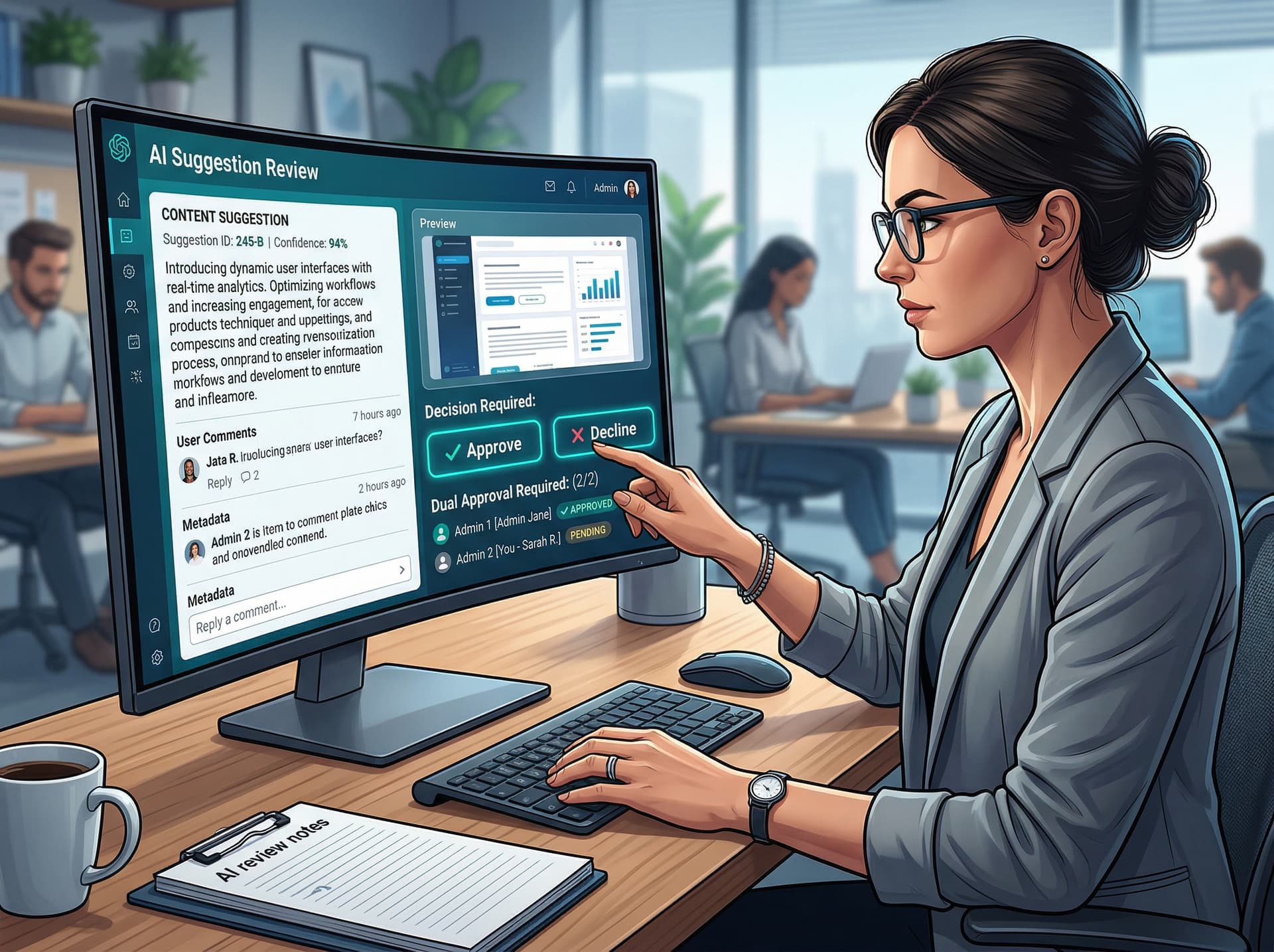 AI Governance & Approvals feature details