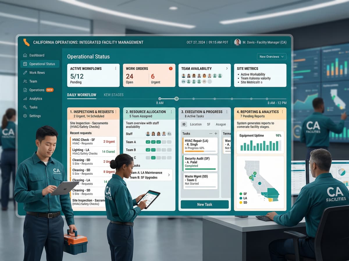 Canadian care operations coordination dashboard